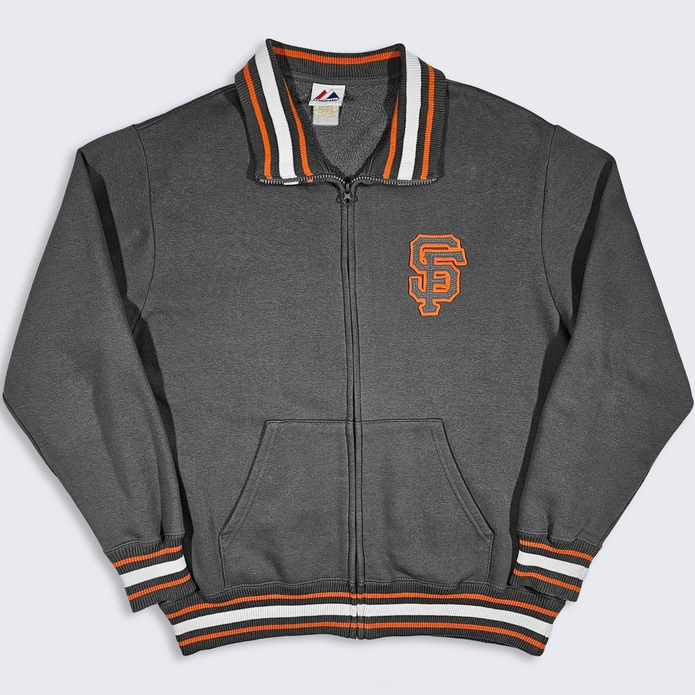 San Francisco Giants Vintage Y2K Majestic Baseball Track Jacket
